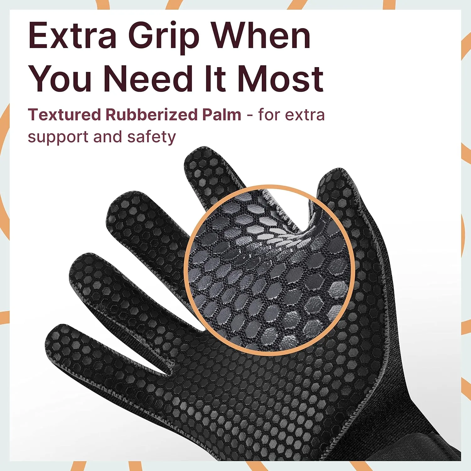 BPS Neoprene Gloves 3mm 5mm Five Finger - for Wetsuit Scuba Diving Gloves Snorkeling Kayaking Surfing Sailing Fishing Canoe Winter Any Water Sports Men Women