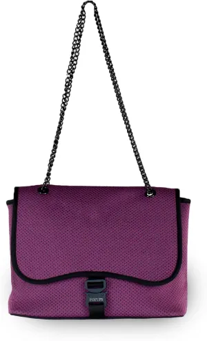 Brand Flap Crossbody Bag- Neoprene, Adjustable Straps, Water Resistant, Machine Washable, Shoulder Purse for Women