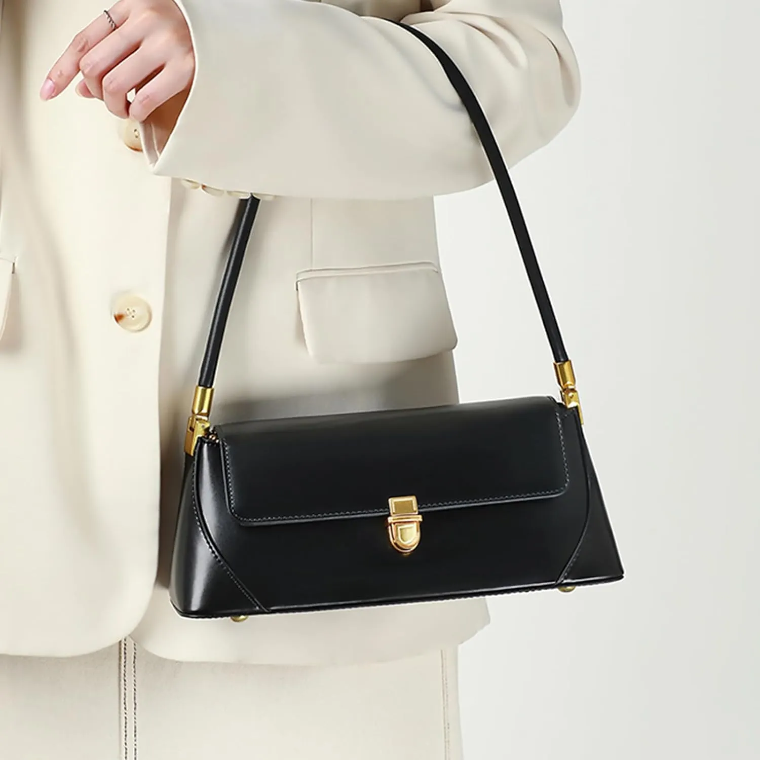 Brown Purses for Women Black Shoulder Purse Vintage Bags Trendy Women's Red Small Tote Handbags