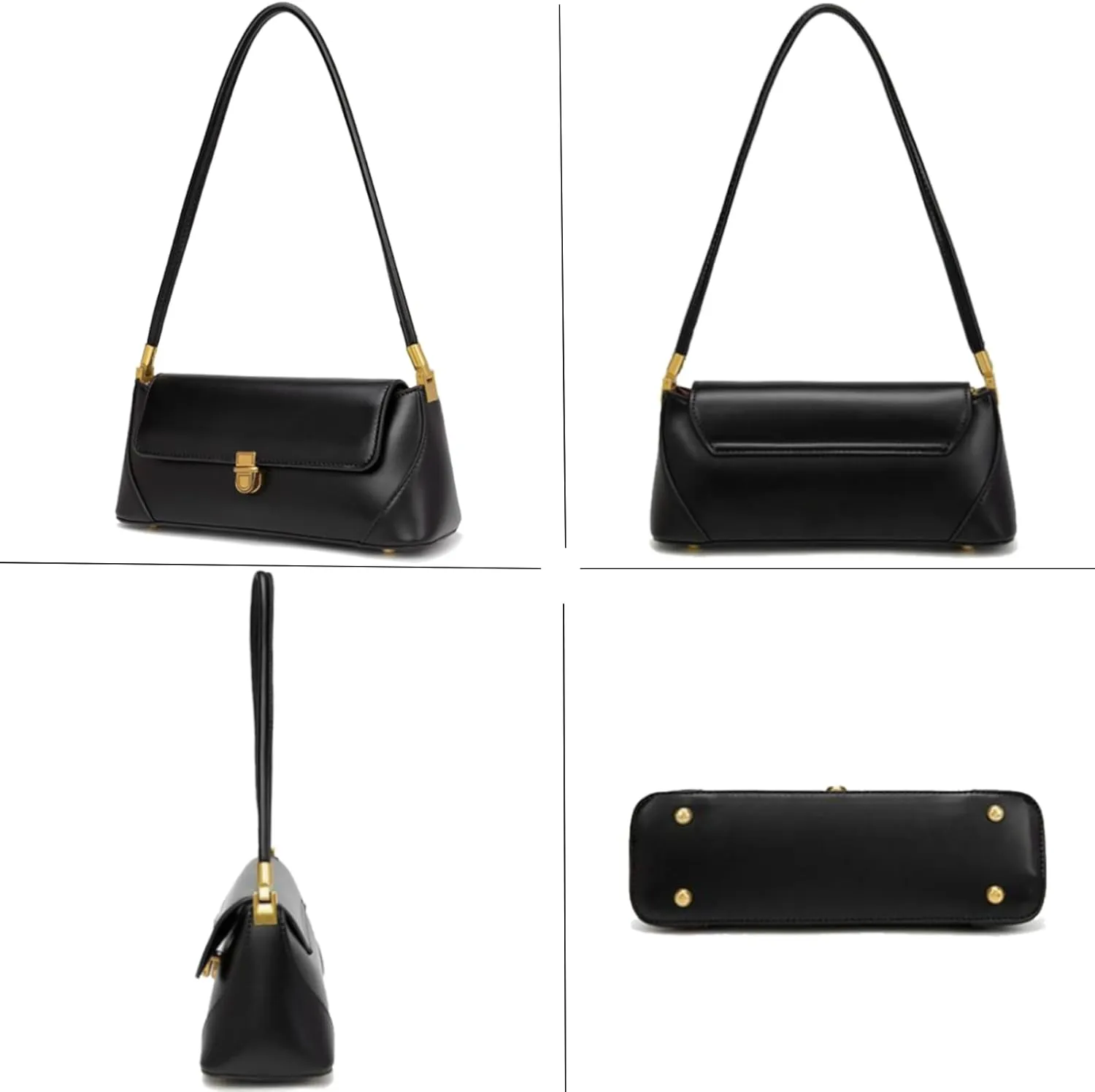 Brown Purses for Women Black Shoulder Purse Vintage Bags Trendy Women's Red Small Tote Handbags