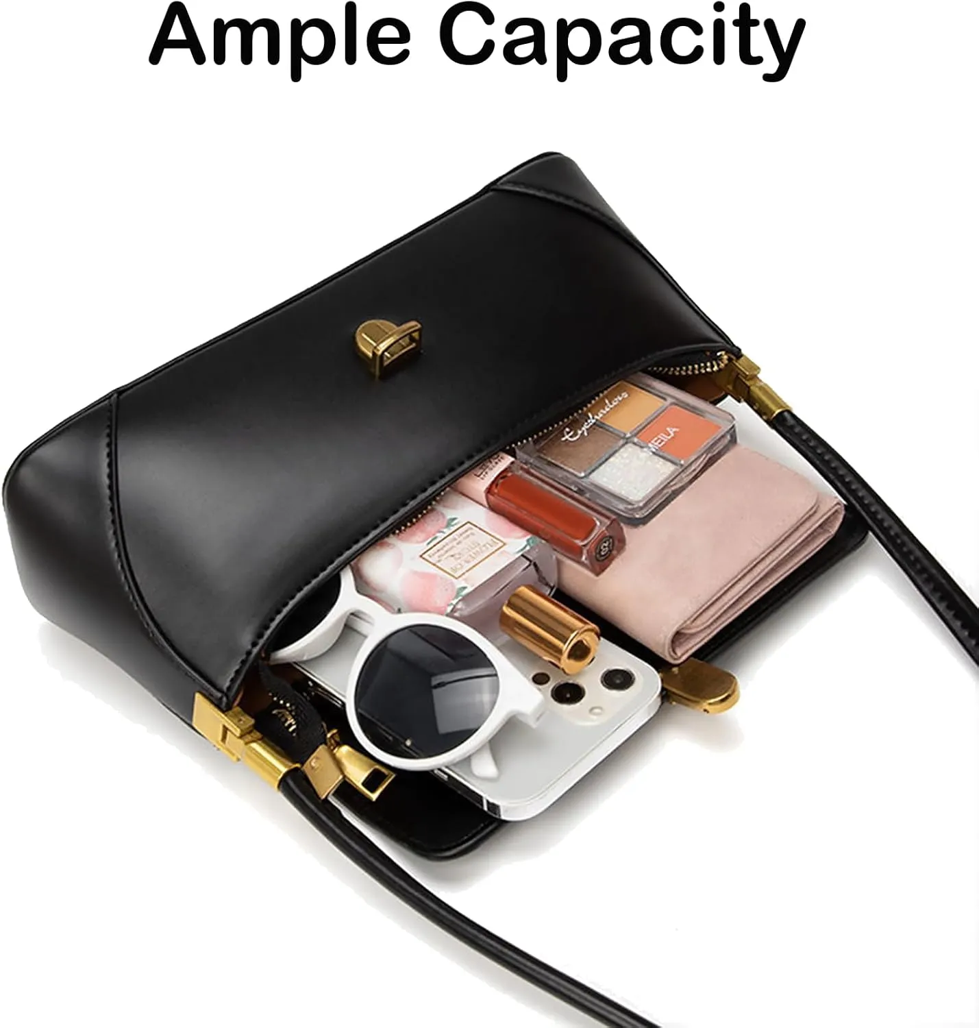 Brown Purses for Women Black Shoulder Purse Vintage Bags Trendy Women's Red Small Tote Handbags
