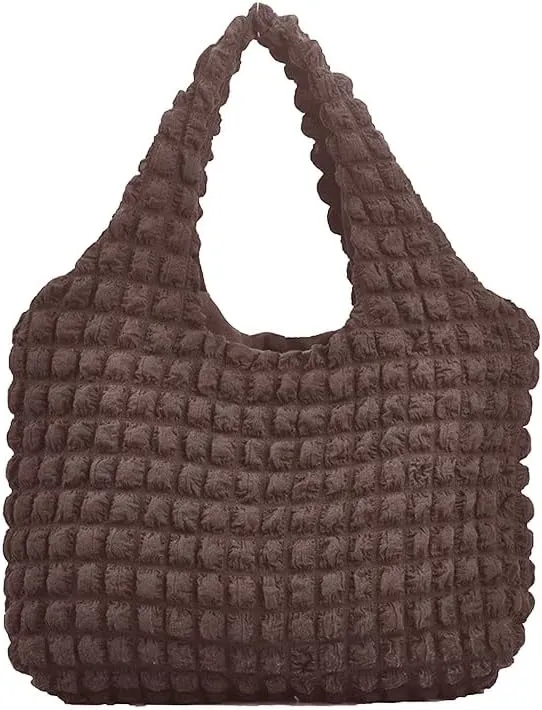 Bubble Hobo Bags for Women Bubble Tote Bag Cloud Shoulder Bag Hobo Bag Casual Purses Satchel Work Bag