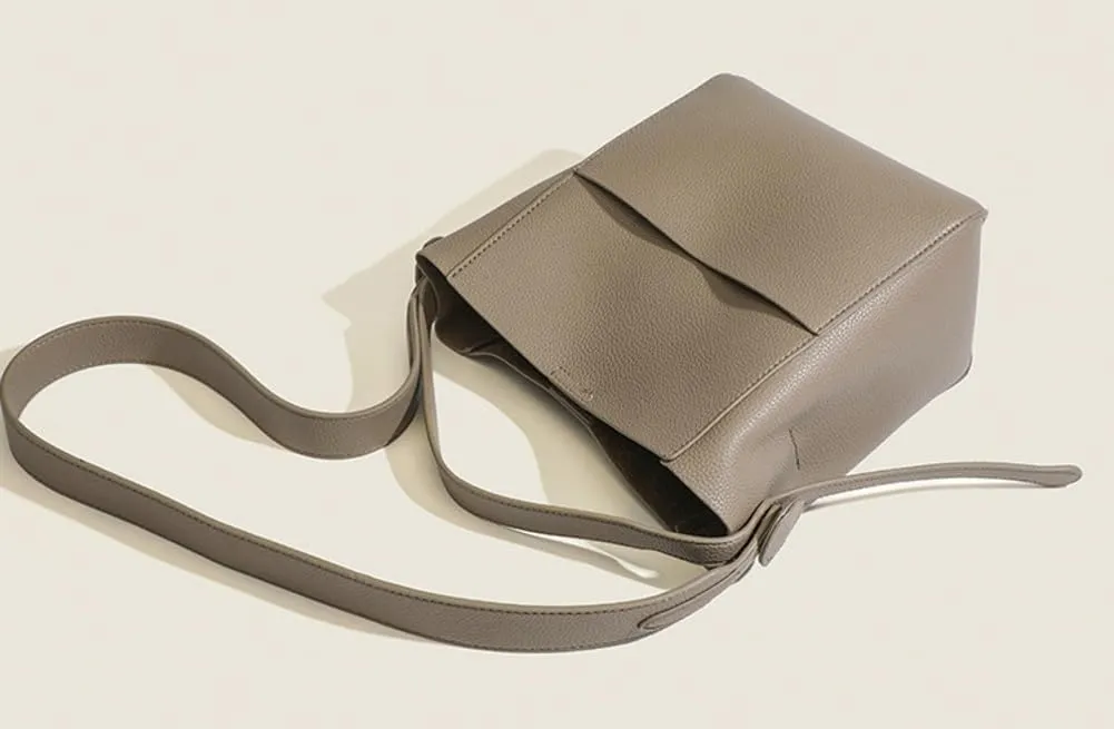 Bucket Tote Purses for Women Designer PU Leather Shoulder Crossbody Bag Large Top Handle Satchel