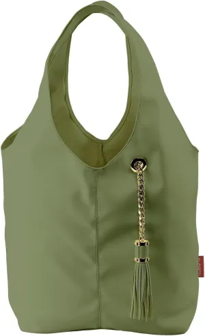 BURGAN Magnus Hobo Bag | Handmade Genuine Suede and Vegan Faux Leather Handbags