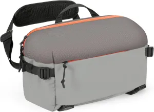 Camera Sling Bag for Travel Grey – Waterproof Crossbody DSLR Bag with Rain Cover & Tripod Holder, Ultra Lightweight Design Fits Canon/Nikon/Sony Mirrorless Cameras
