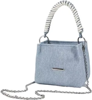 Canvas chain handbag crossbody bag for women
