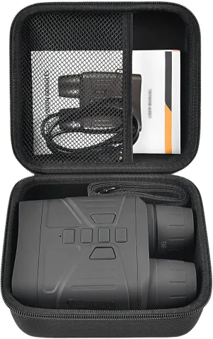 casmilee Case Compatible with HEXEUM/for Fvtga/for Vtiisamao Night Vision for Goggles - 4K Night Vision Binoculars, Holder for Telescopes Optics Scope, Case Only - Binoculars Not Included