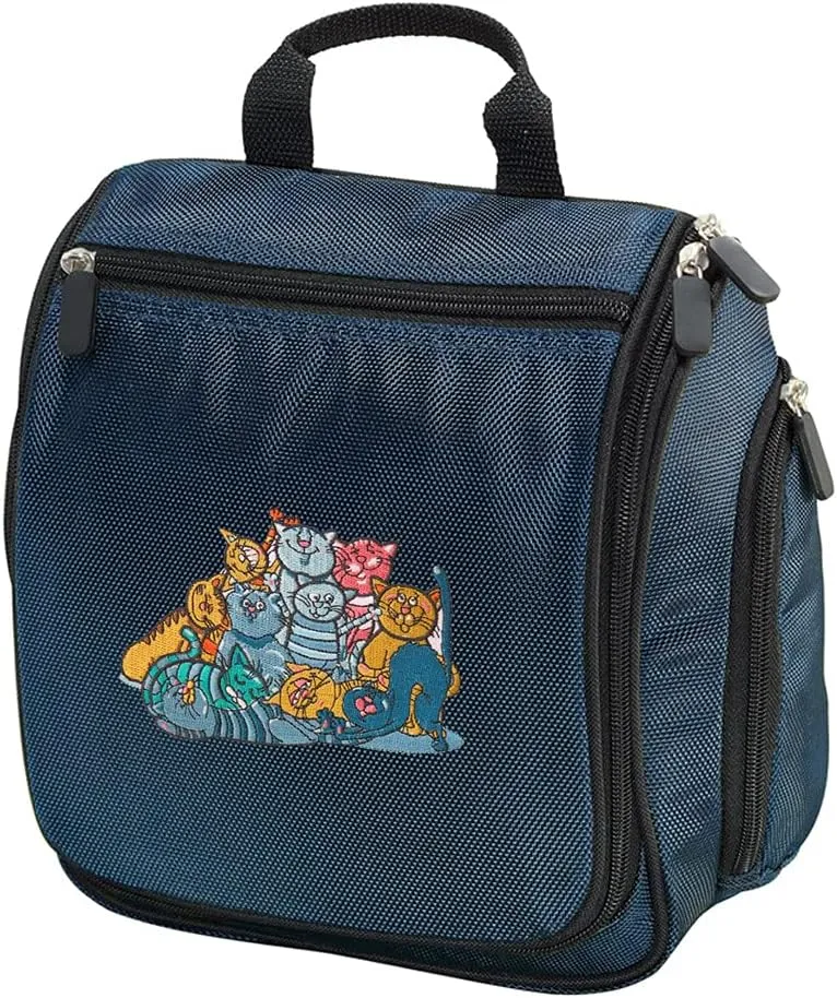 Cat Lover Toiletry Bag Travel Organizer Or Hanging Mens Cats Shaving Kit