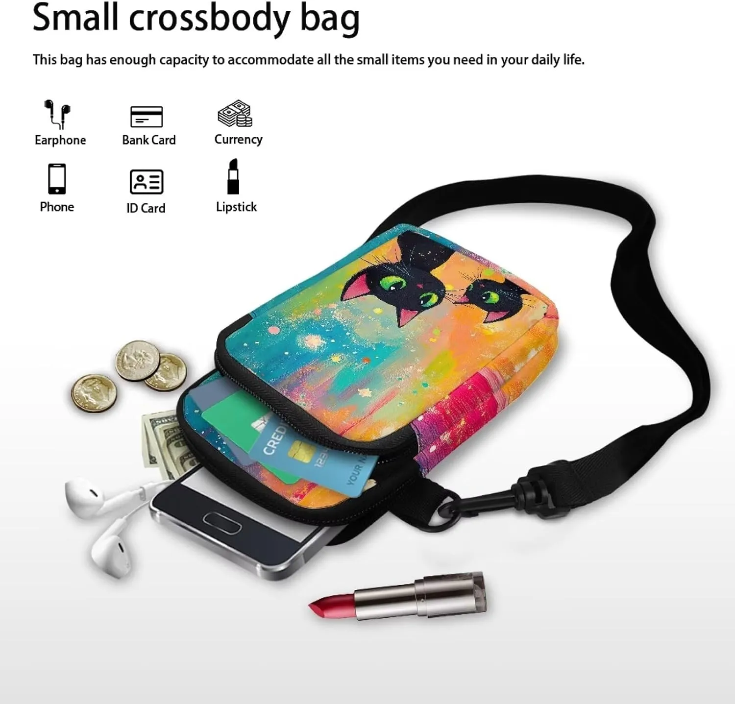 Cell Phone Bags for Women Crossbody with Adjustable Strap for Daily Use