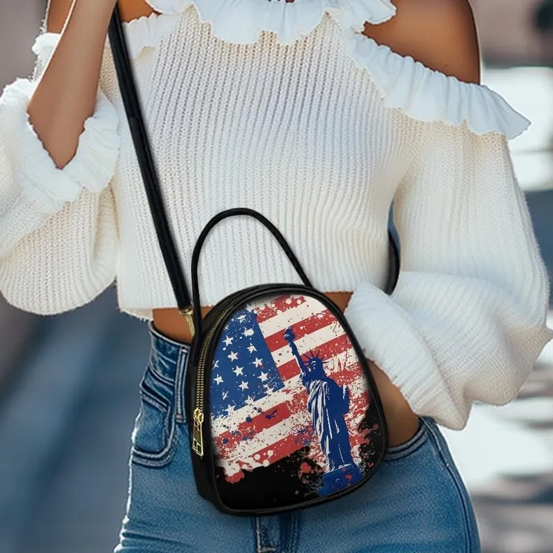 Cell Phone Purse Crossbody Bag for Women, Small Travel Purses Vegan PU Leather Top Handle Shoulder Handbag