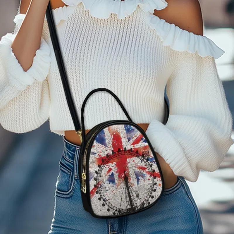 Cell Phone Purse Crossbody Bag for Women, Small Travel Purses Vegan PU Leather Top Handle Shoulder Handbag