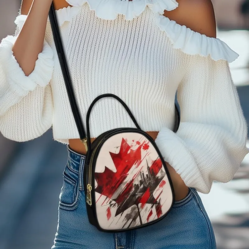Cell Phone Purse Crossbody Bag for Women, Small Travel Purses Vegan PU Leather Top Handle Shoulder Handbag