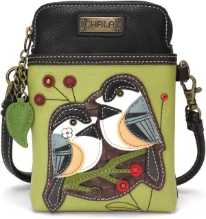 CHALA Crossbody Cell Phone Purse | Women's Multi-Color Wristlet Handbags with Adjustable Strap