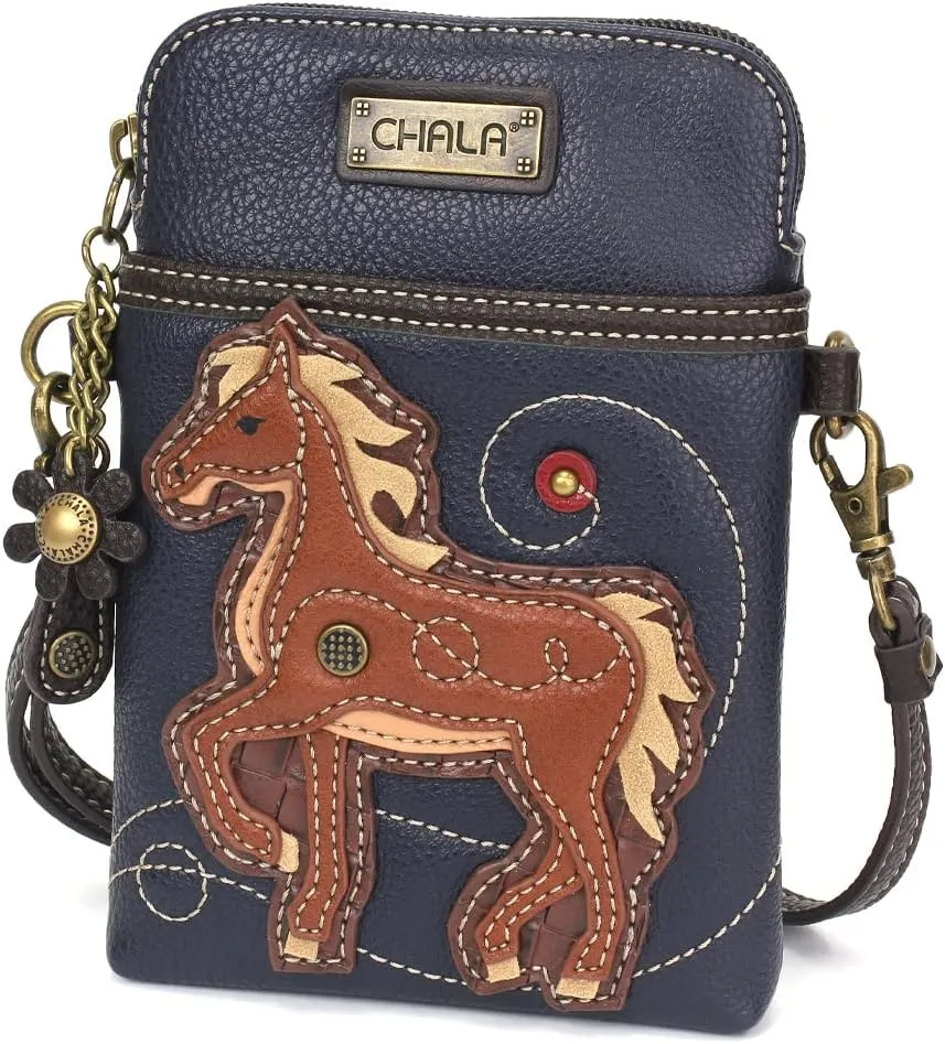 CHALA Crossbody Cell Phone Purse | Women's Multi-Color Wristlet Handbags with Adjustable Strap
