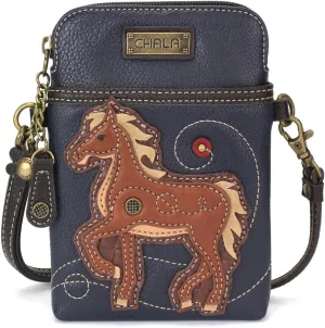 CHALA Crossbody Cell Phone Purse | Women's Multi-Color Wristlet Handbags with Adjustable Strap