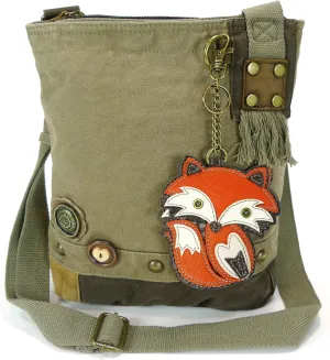 CHALA Handbag Canvas Crossbody Messenger Bags - FOX (Olive)