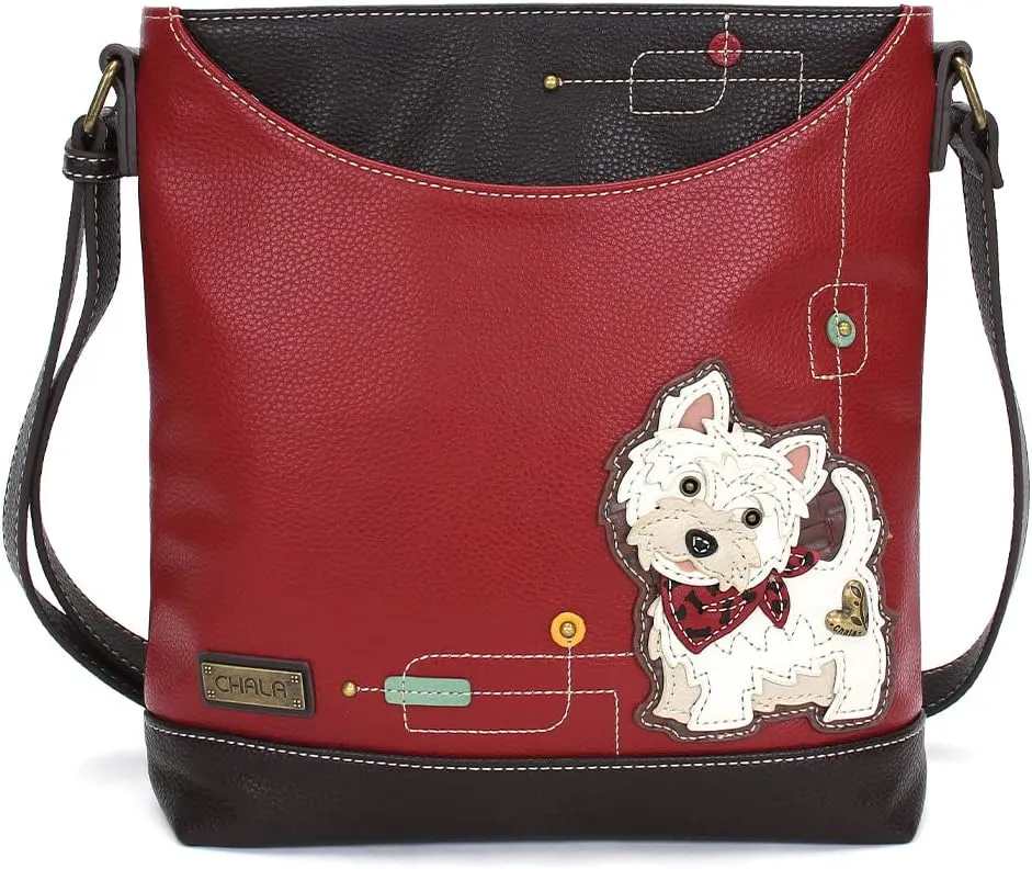 CHALA Sweet Messenger Mid Size Shoulder Purse with Adjustable Strap