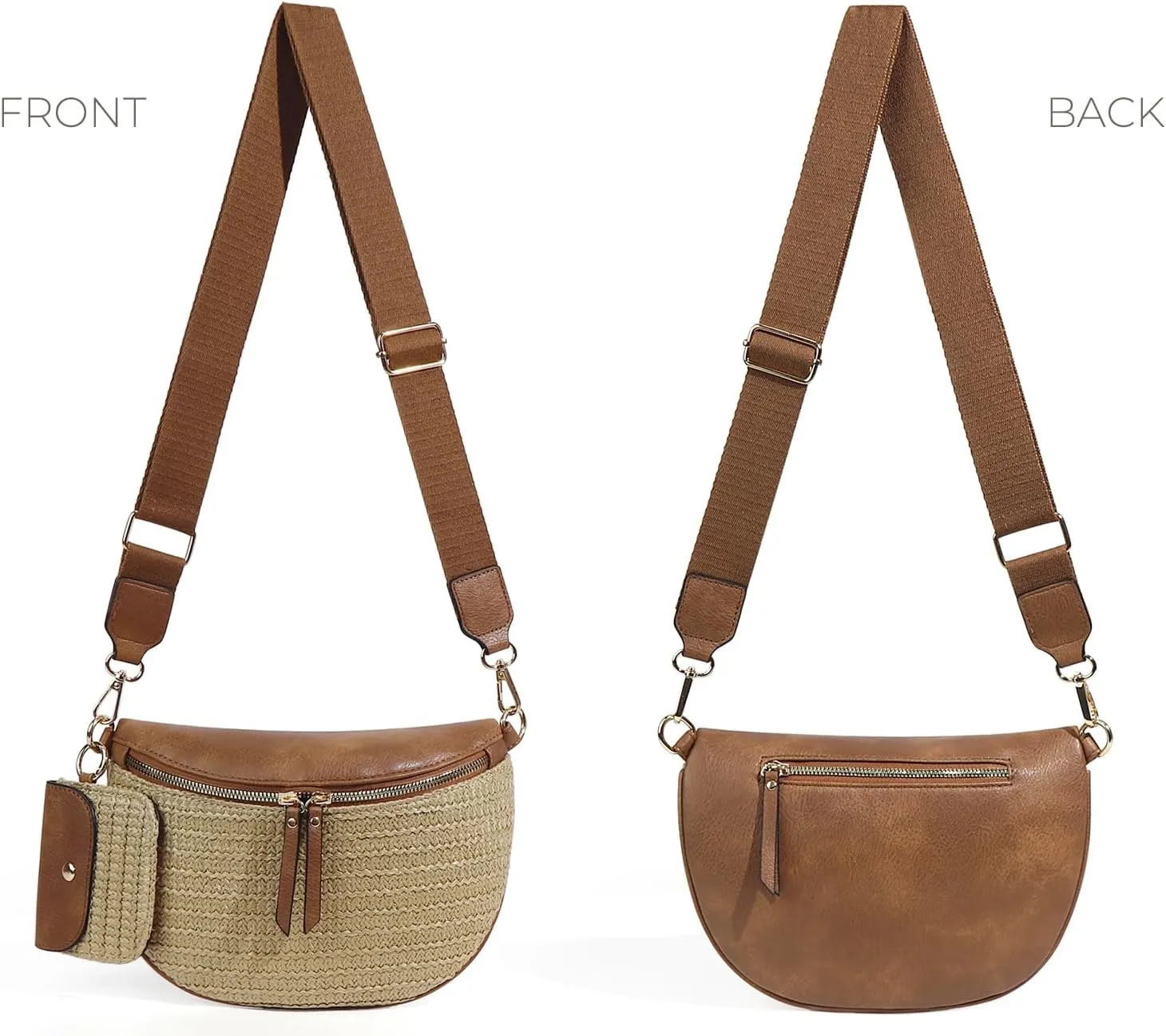 Checkerboard Purses for Women PU Leather Chest Bag Medium Sized Shoulder Bag Plaid Crossbody Bag 2025