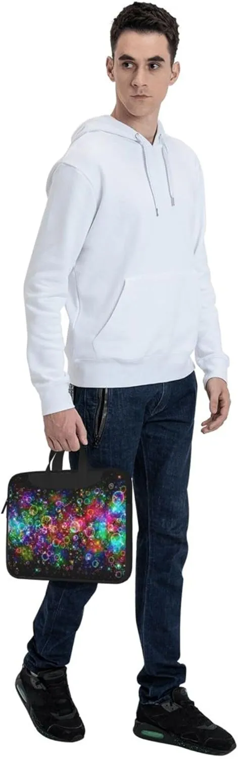 Childish Animal Lion Sloth Koala Laptop Shoulder Bag ​for Men Women, Computer Carrying Case Messenger Bag with Strap