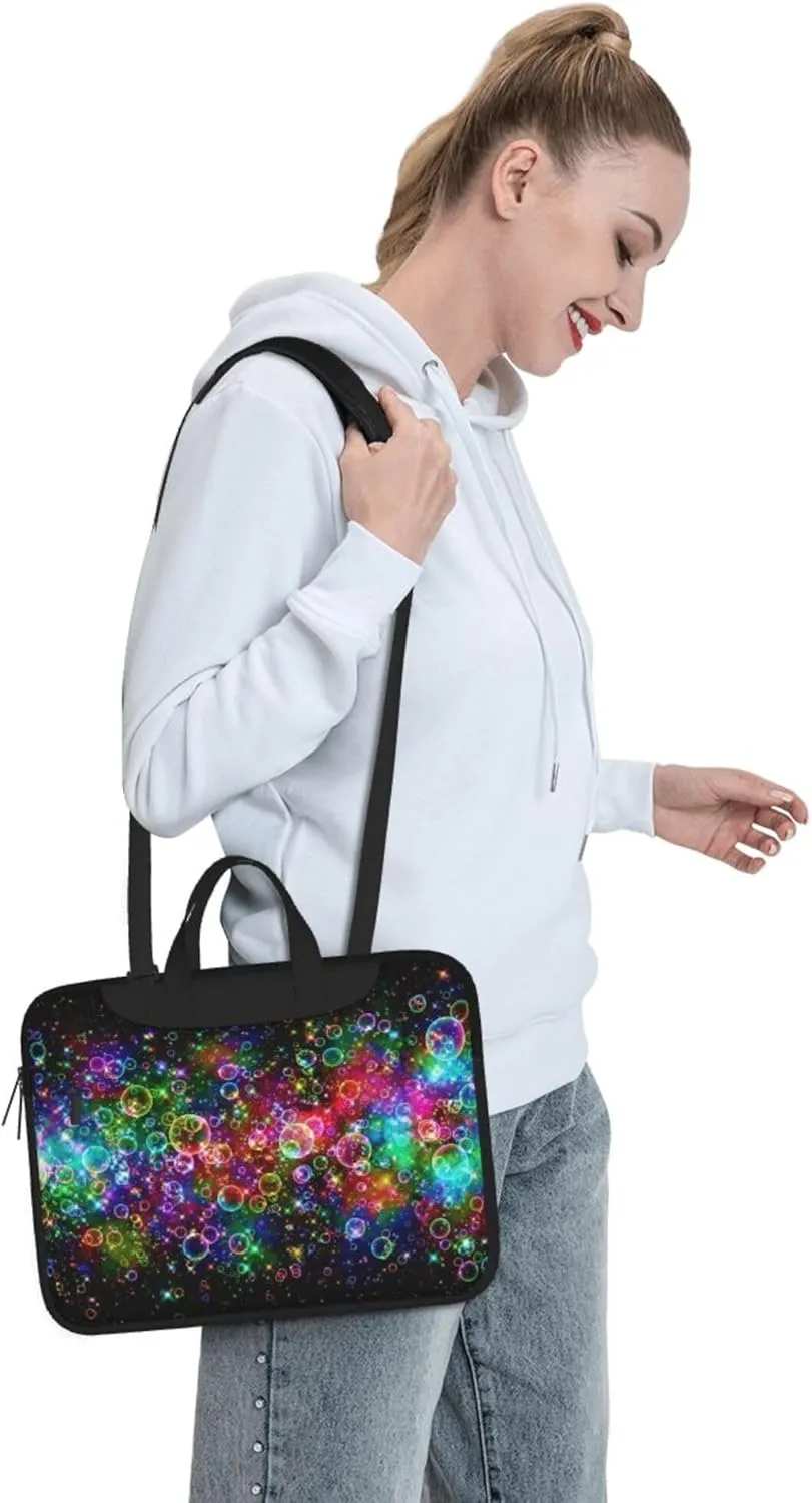 Childish Animal Lion Sloth Koala Laptop Shoulder Bag ​for Men Women, Computer Carrying Case Messenger Bag with Strap