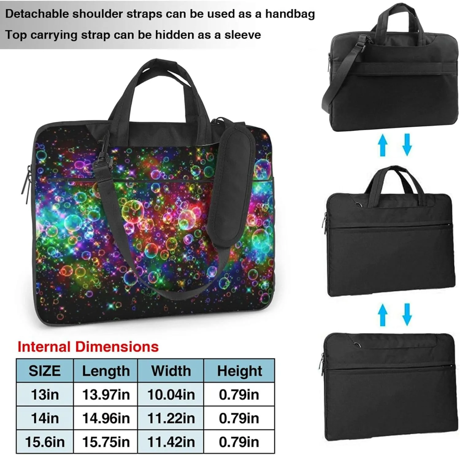 Childish Animal Lion Sloth Koala Laptop Shoulder Bag ​for Men Women, Computer Carrying Case Messenger Bag with Strap