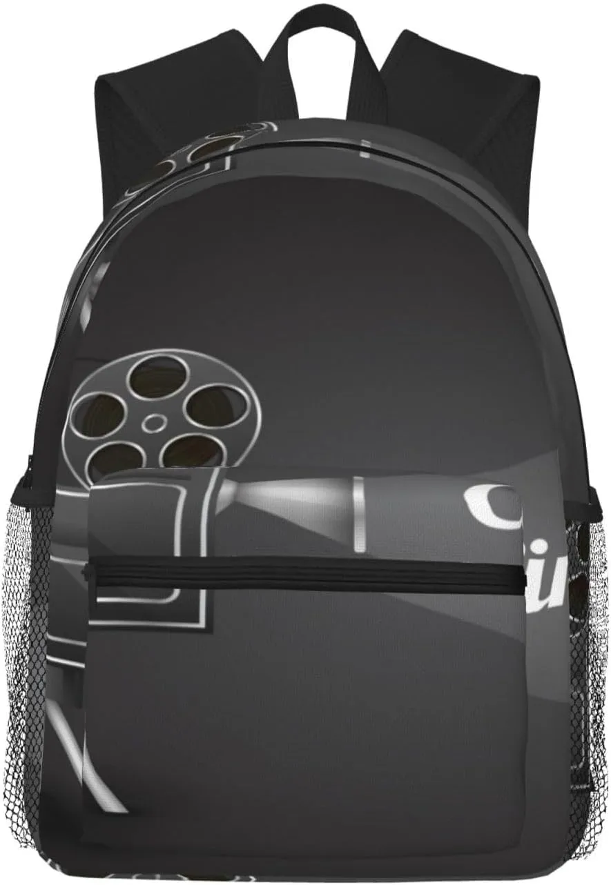 Cinema Camera Projector Backpack, Travel Laptop Backpack Computer Bag Rucksack for Men Women Business Work Fits 15.6 Inch Notebook