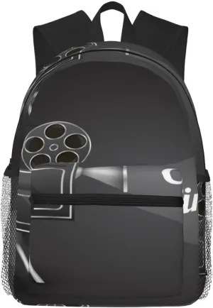 Cinema Camera Projector Backpack, Travel Laptop Backpack Computer Bag Rucksack for Men Women Business Work Fits 15.6 Inch Notebook