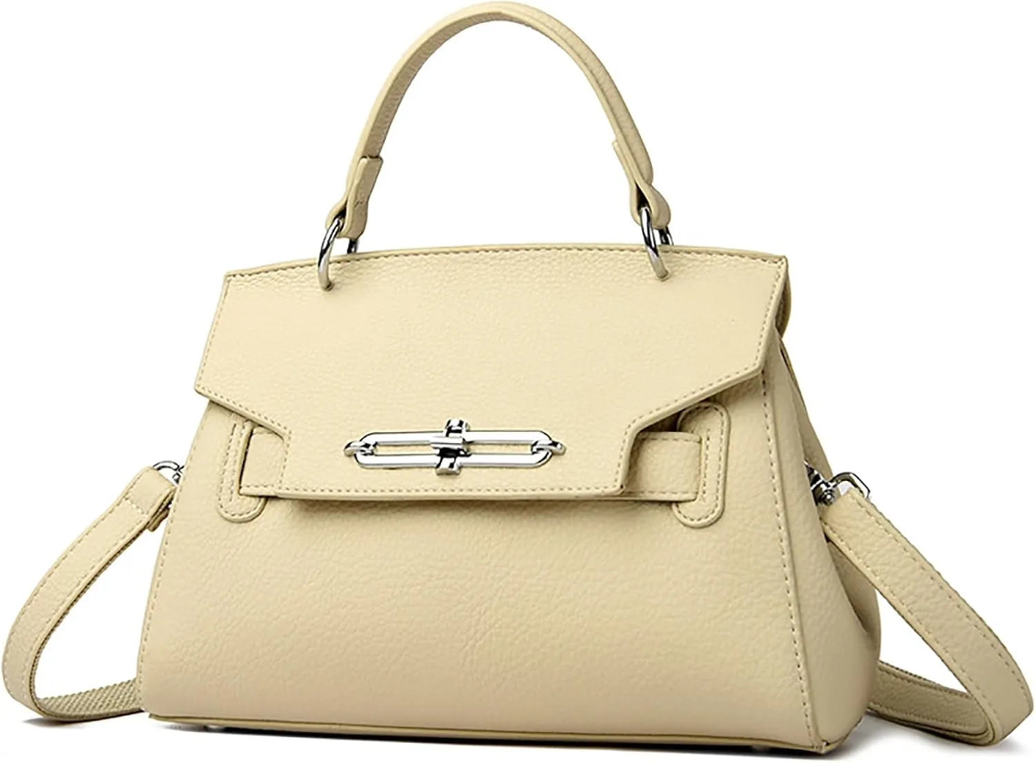 Classic Real Genuine Leather Top-Handle Handbag For Women Phone Purses Crossbody Shoulder Bags For Women
