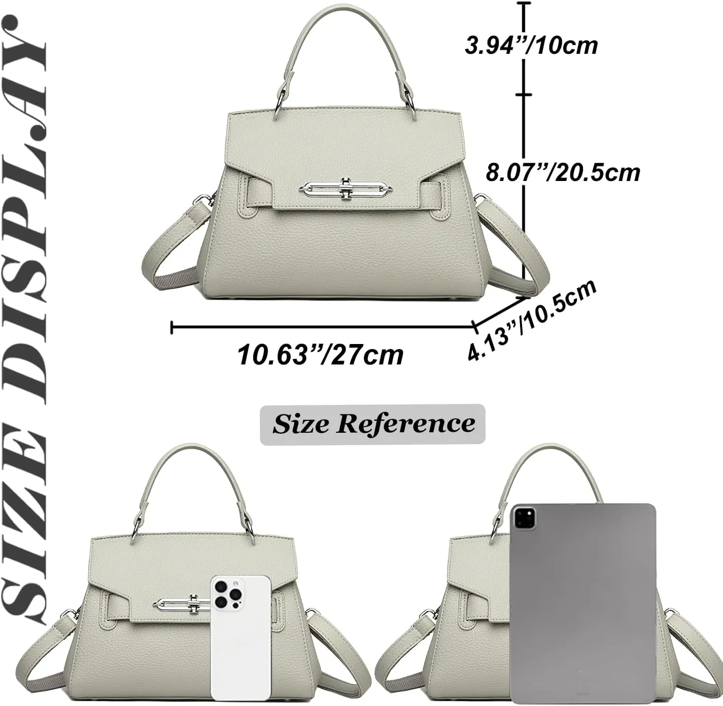 Classic Real Genuine Leather Top-Handle Handbag For Women Phone Purses Crossbody Shoulder Bags For Women