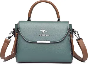 Classy Leather Top Handle Shoulder Bags For Women - Crossbody Satchel Purses