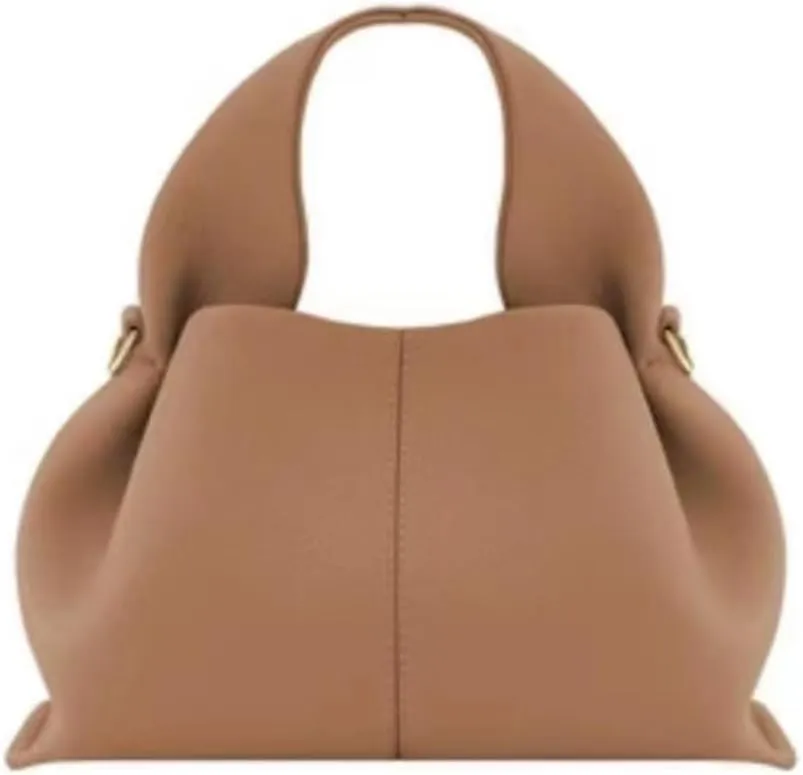 Cloud Silhouette Leather Handbag，Designer Leather Shoulder Bags, Retro Crossbody bag ，Purse Casual Dumpling Hobo Bag