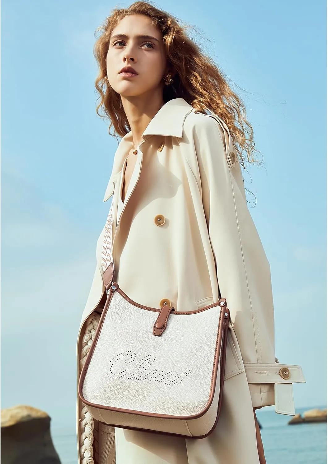 CLUCI Crossbody Bags For Women Trendy Fashion Shoulder Bag Vegan Leather Purse For Ladies with Adjustable Strap
