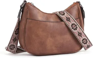 CLUCI Crossbody Bags for Women, Vegan Leather Shoulder Handbags, Purses for Women with Adjustable Wide Strap