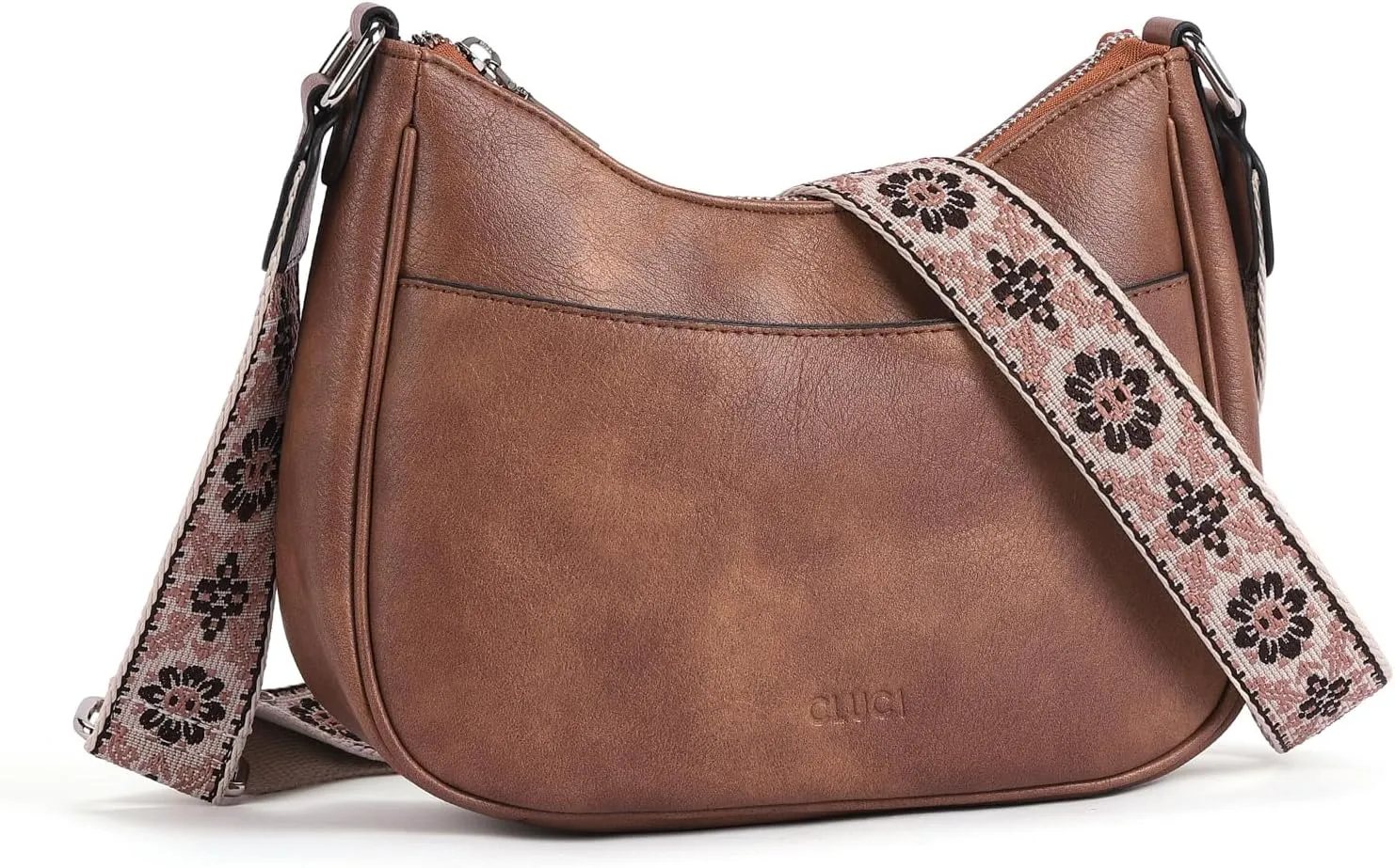 CLUCI Crossbody Bags for Women, Vegan Leather Shoulder Handbags, Purses for Women with Adjustable Wide Strap