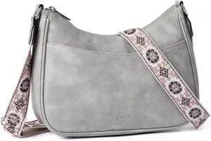 CLUCI Crossbody Bags for Women, Vegan Leather Shoulder Handbags, Purses for Women with Adjustable Wide Strap
