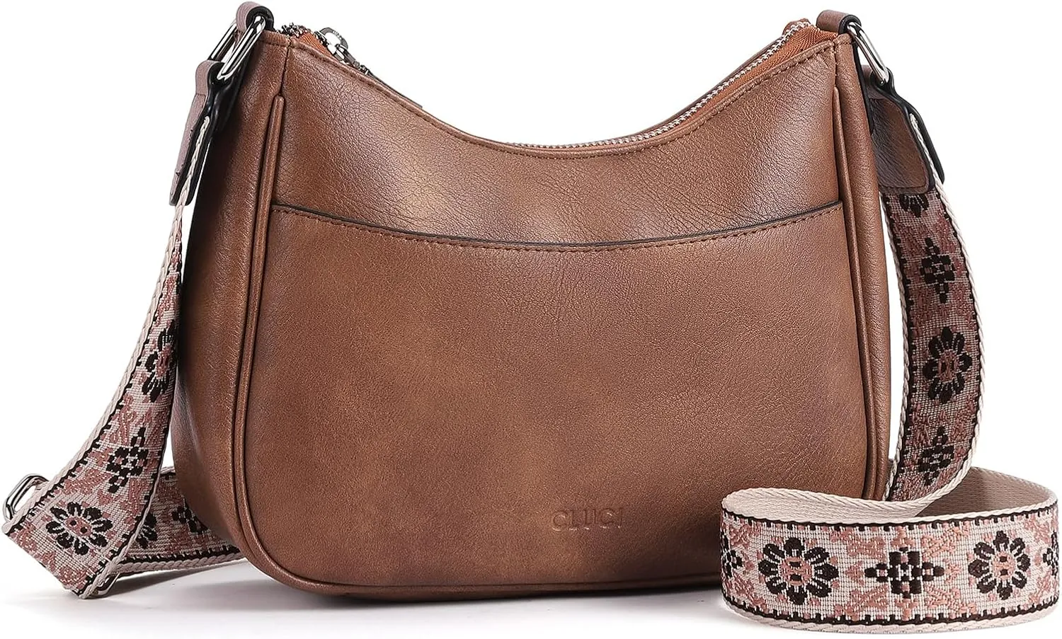 CLUCI Crossbody Bags for Women, Vegan Leather Shoulder Handbags, Purses for Women with Adjustable Wide Strap
