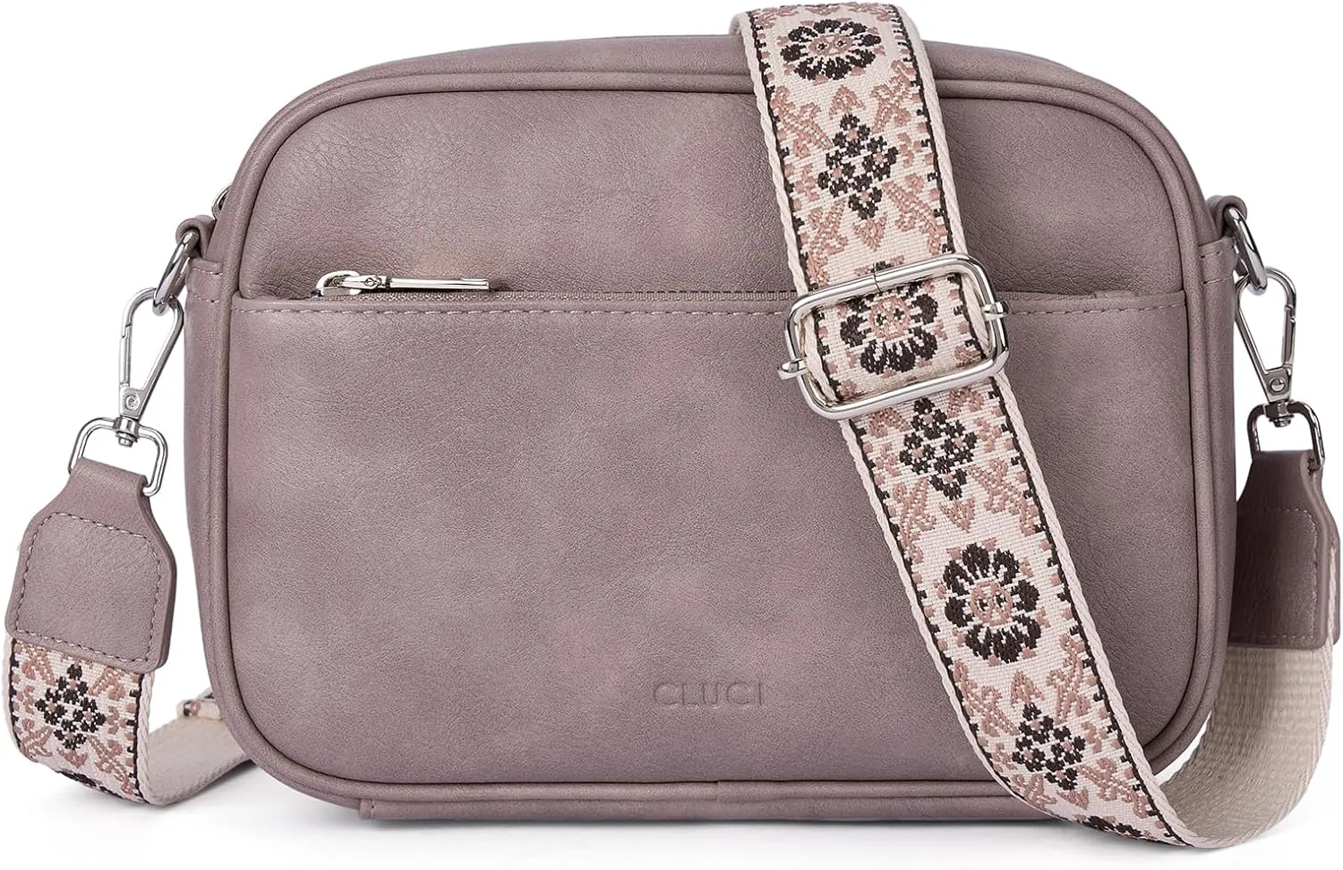 CLUCI Crossbody Bags for Women, Vegan Leather Shoulder Handbags，Purses for Women with Adjustable Wide Strap