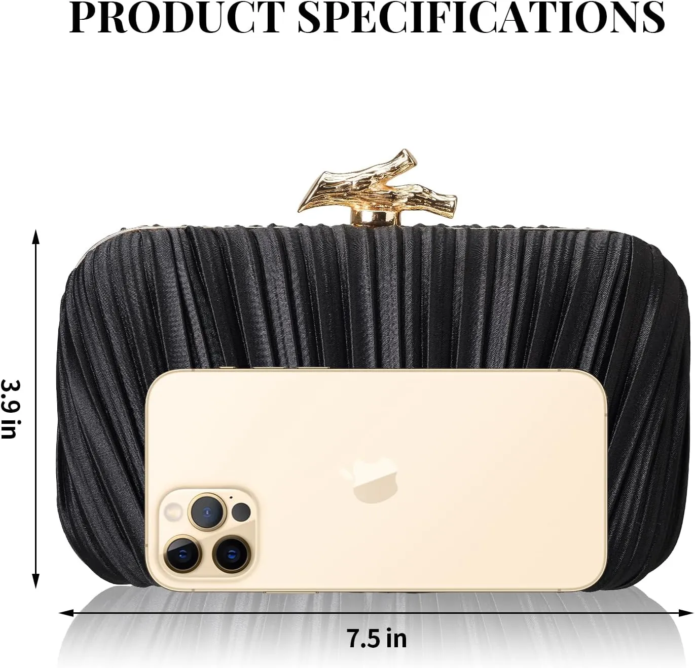 Clutch Purses for Women Wedding Evening Glitter Sparkly Handbags Party Purses for Women with Detachable Chain