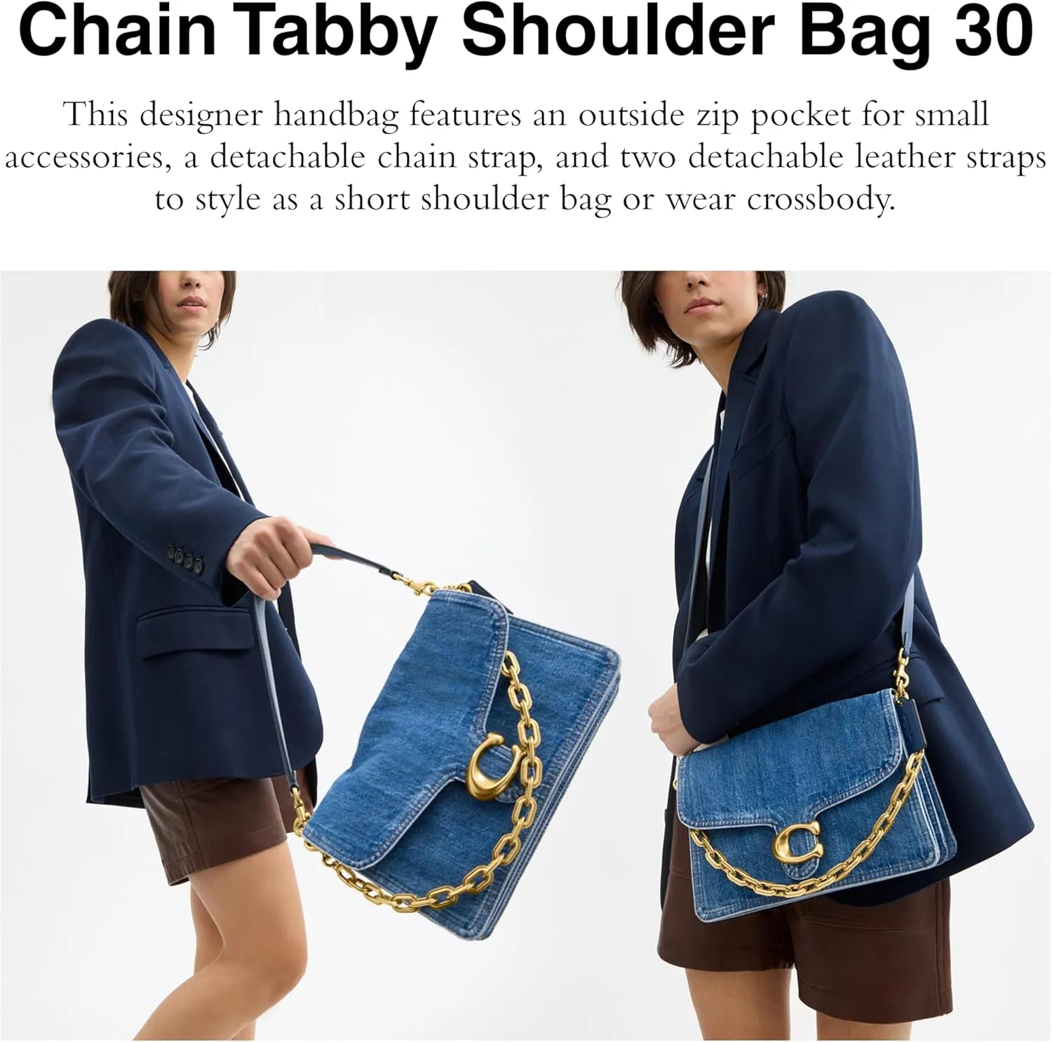 Coach Chain Tabby Shoulder Bag 30