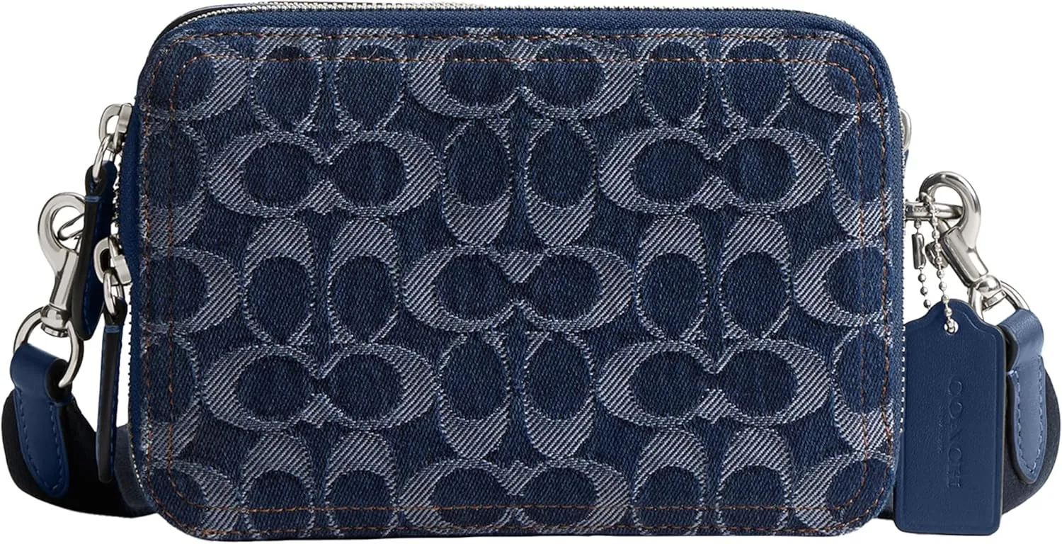 Coach Charter Crossbody Bag 19 in Signature Denim, Deep Blue