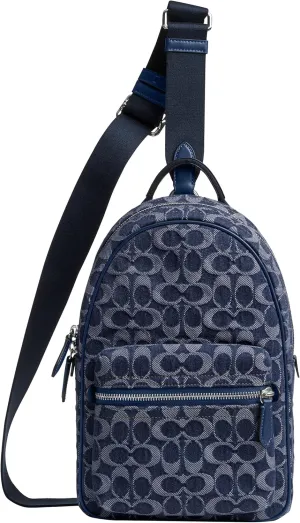 Coach Charter Pack in Signature Denim, Deep Blue