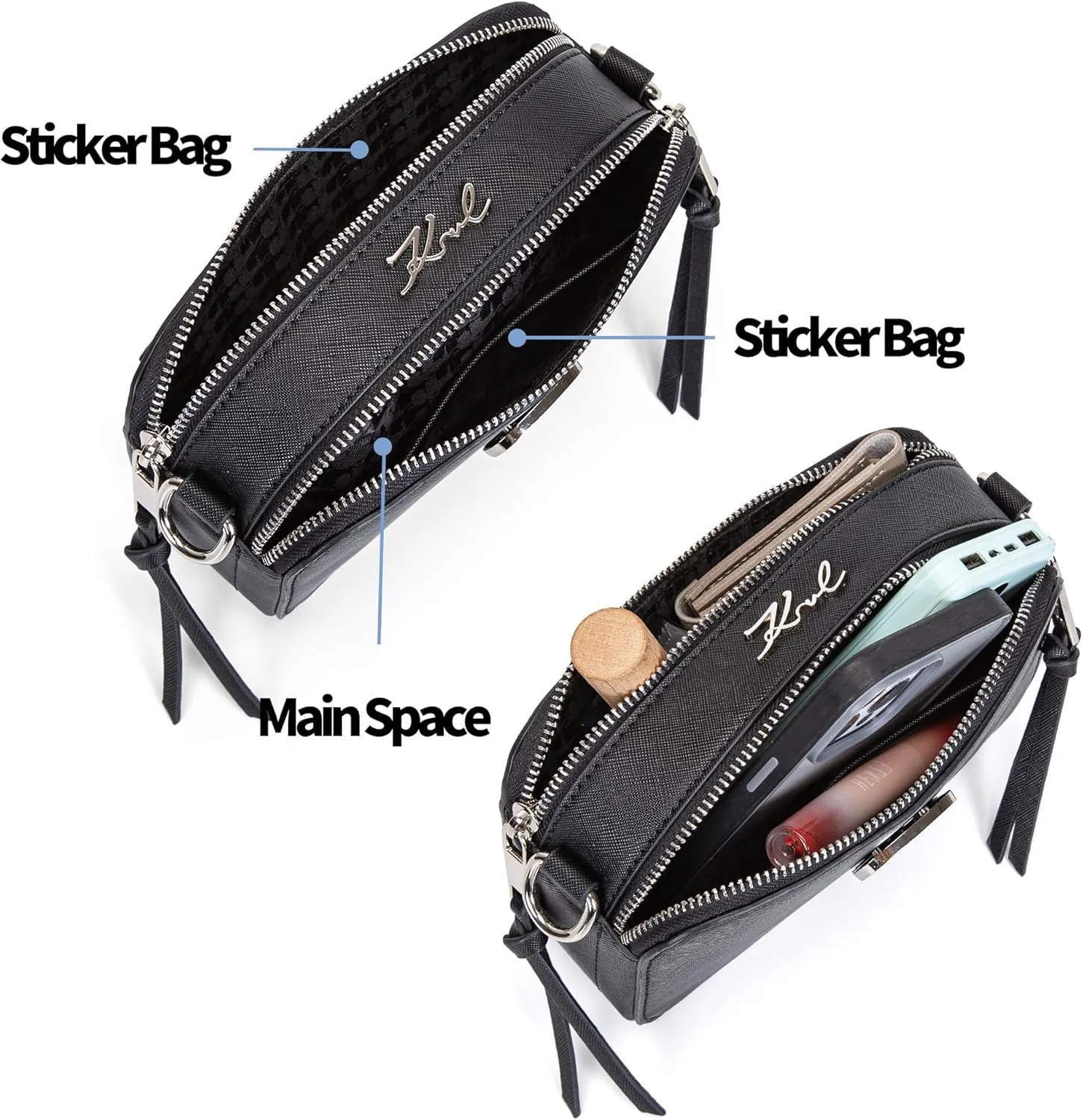 Coivin & Kiein Crossbody Bags Women Trendy Snapshot Camera Bag, Small Shoulder Handbags Satchel