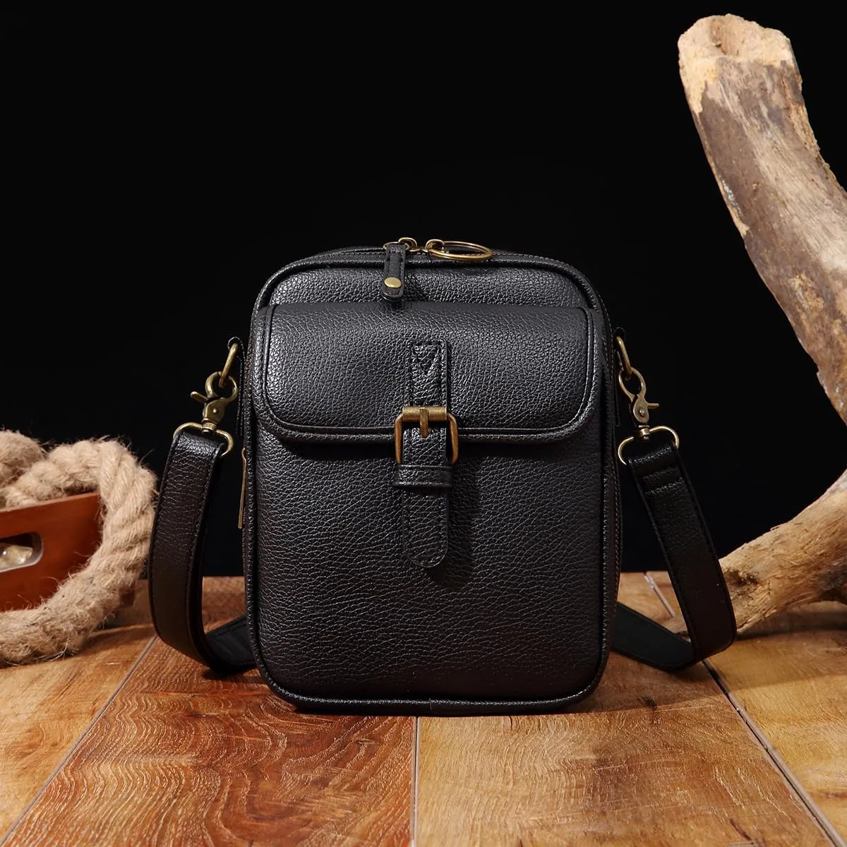Collaborate Crossbody Leather Bag, Urvashi Crossbody Bag, with 7 Cards Slots Bring Leisure Luxury for Women
