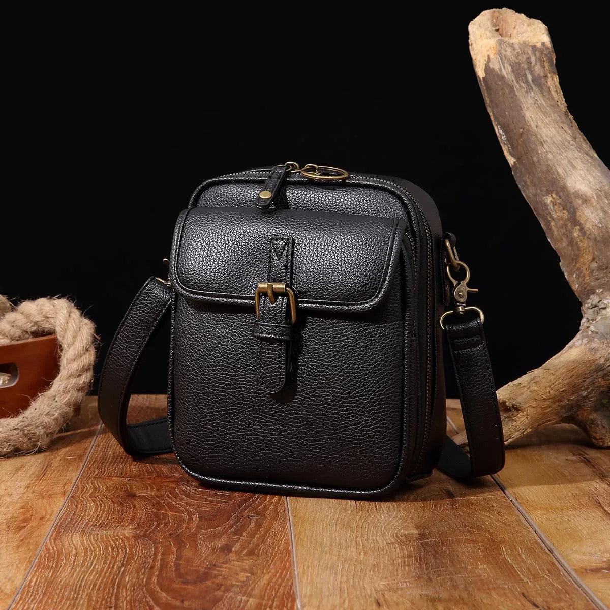 Collaborate Crossbody Leather Bag, Urvashi Crossbody Bag, with 7 Cards Slots Bring Leisure Luxury for Women