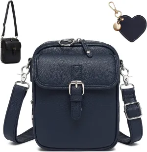 Collaborate Crossbody Leather Bag, Urvashi Crossbody Leather Bag Shoulder Bag, Adjustable Shoulder Strap