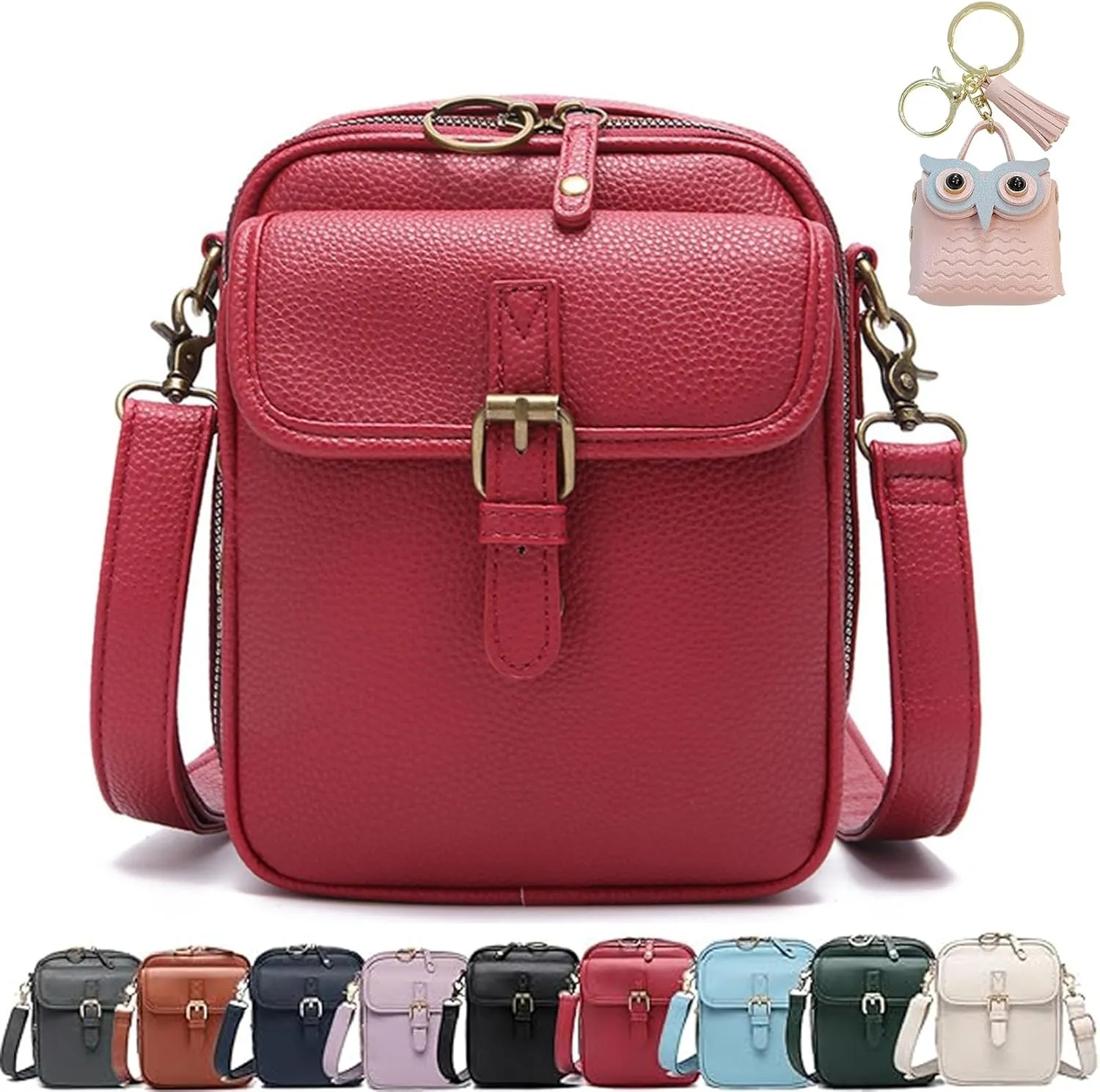 Collaboraten1 Collaborate Crossbody Leather Bag, Urvashi Crossbody Leather Bag Women