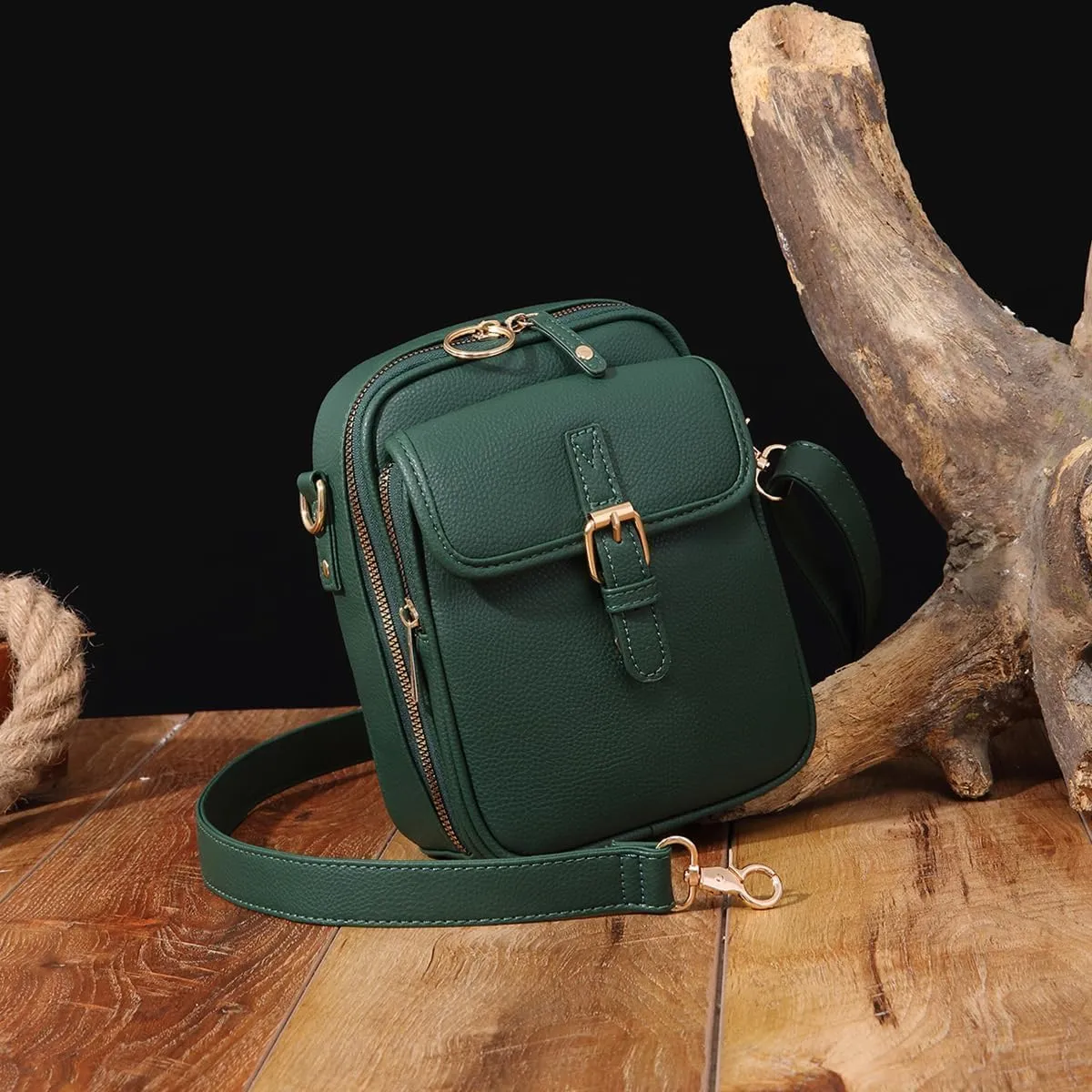 Collaboraten1 Crossbody Leather Bag, Collaborate Crossbody Bag, Adjustable Shoulder Strap Collaboraten Leather