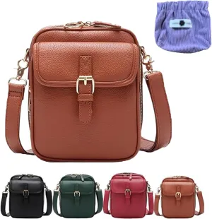 Collaboraten1 Crossbody Leather Bag, Urvashi Crossbody Leather Bags, Tojoyride Bag For Women, Anti Theft Shoulder Bags