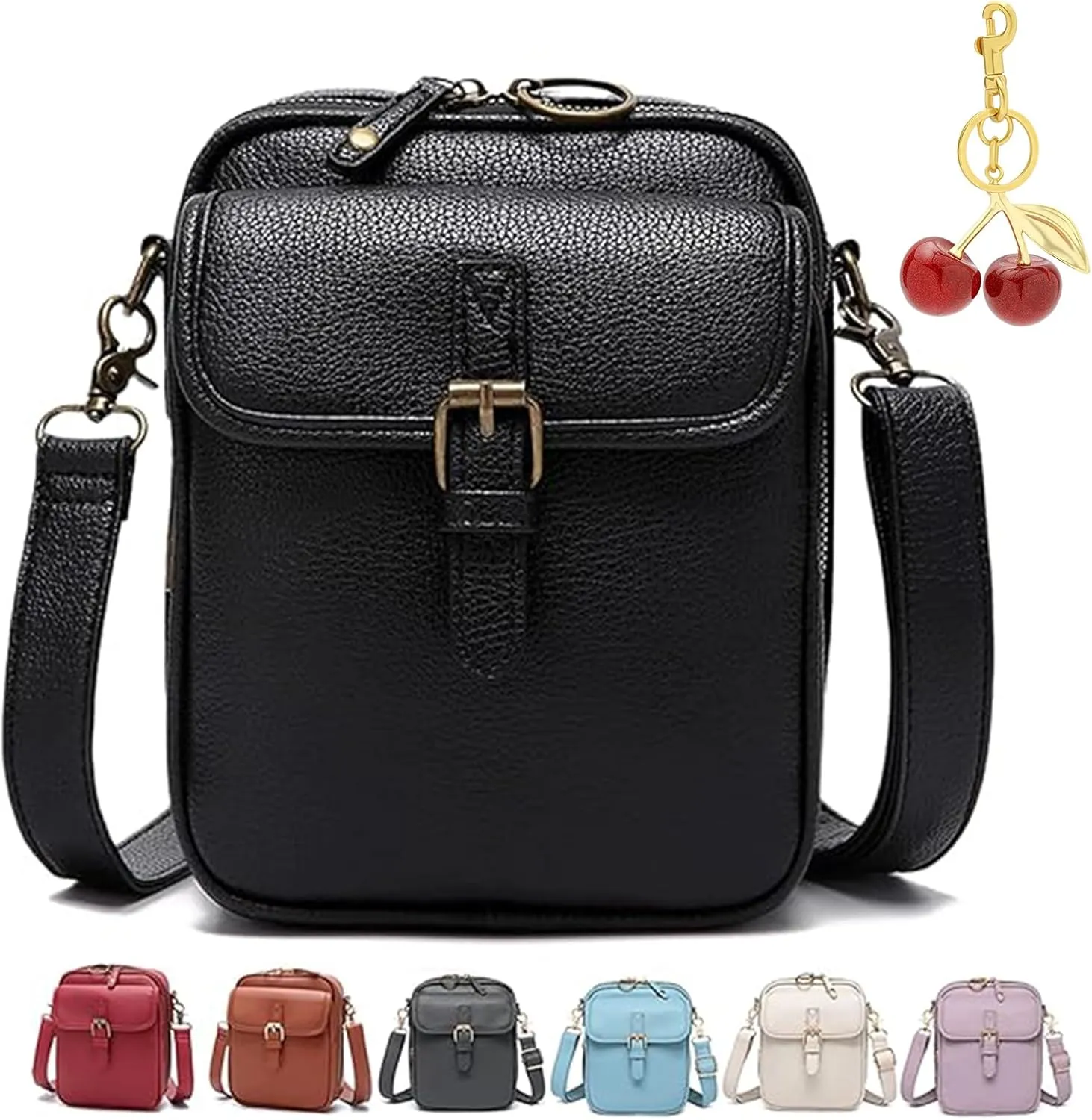 Collaboraten1 Crossbody Leather Bag,Urvashi Crossbody Bagfor Women,Urvashi Anti Theft Shoulder Bag,Adjustable Strap
