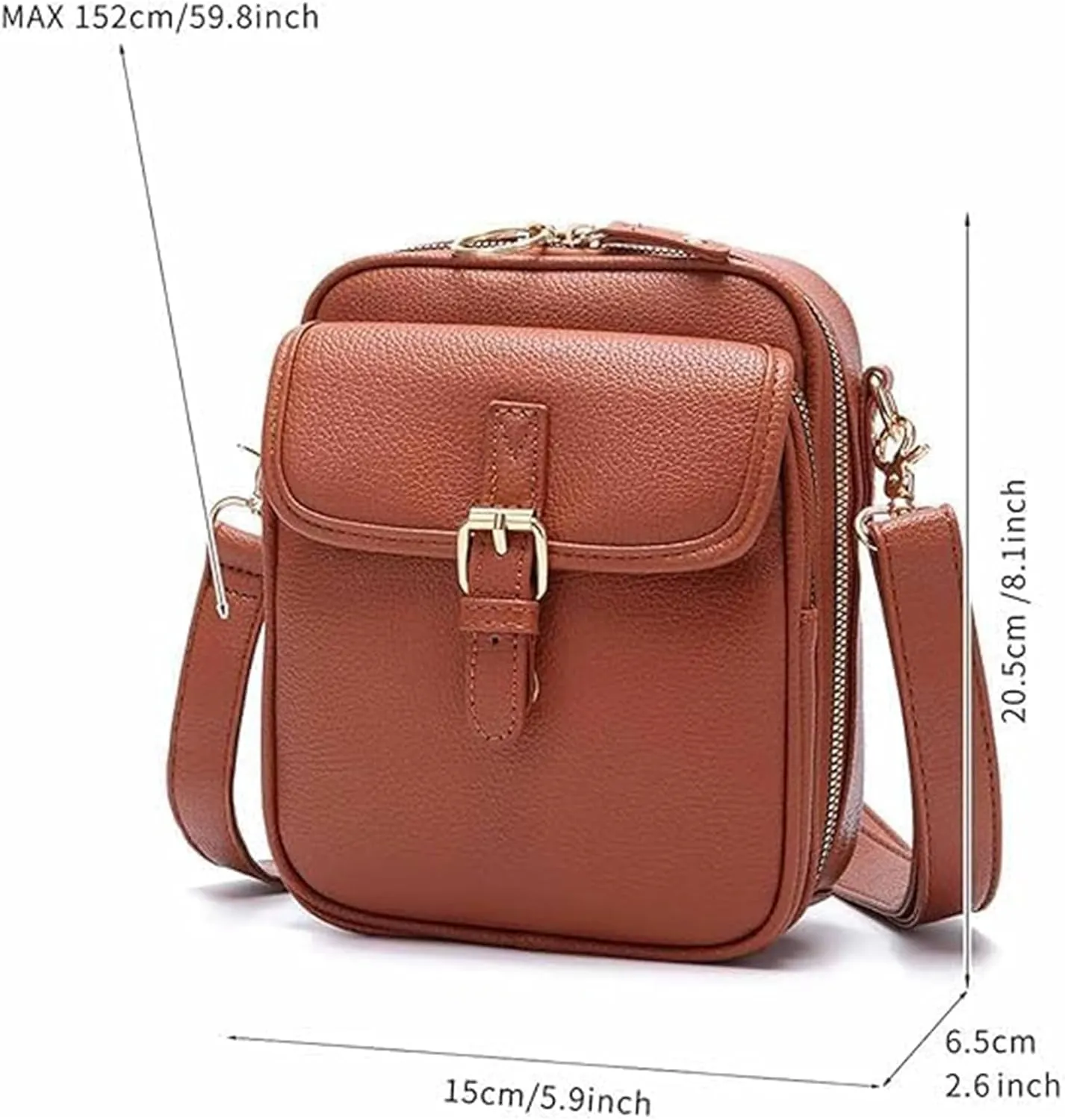 Collaboraten1 Crossbody Leather Bag,Urvashi Crossbody Bagfor Women,Urvashi Anti Theft Shoulder Bag,Adjustable Strap